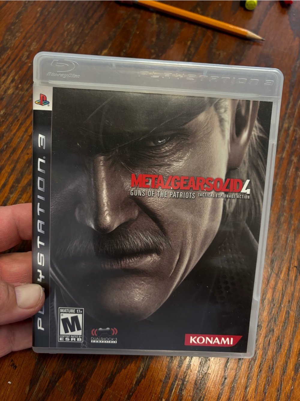 Metal Gear Solid 4-Guns of the Patriots video game for PlayStation 3. Complete